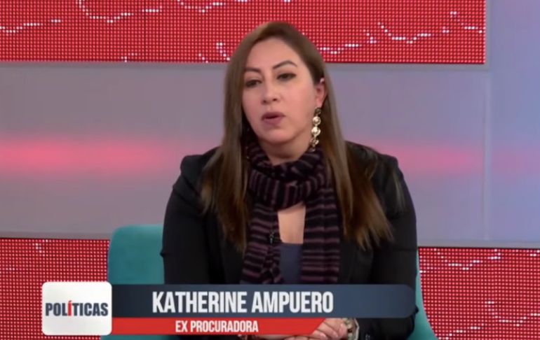 Portada: Katherine Ampuero: "Geiner Alvarado tiene vinculaciones con actos de corrupción" [VIDEO]