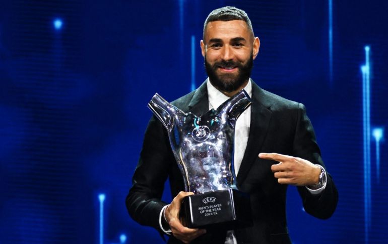 Portada: Karim Benzema fue elegido el mejor jugador de la Champions League 2021-22