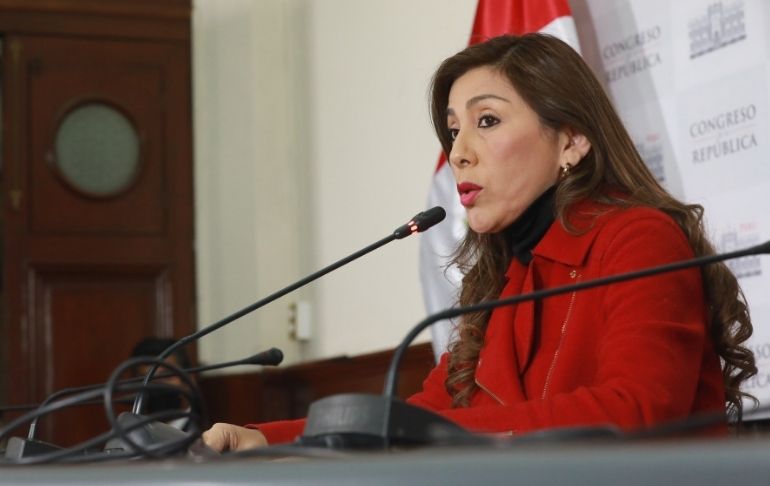 Lady Camones tras denegar viaje a Castillo: “Necesitamos la presencia del presidente aquí para que se reconforme el Gabinete”