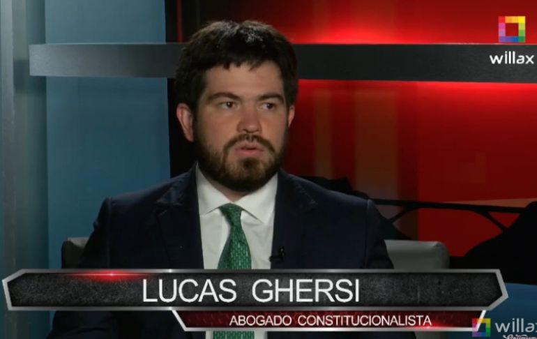 Lucas Ghersi: "El presidente está protegido por una armadura que solo puede quebrarse con 87 votos en el Congreso" [VIDEO]