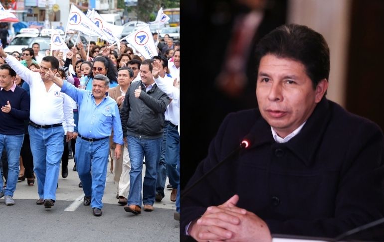 Alianza Para el Progreso solicita a Pedro Castillo que "evalúe su renuncia inmediata al cargo"