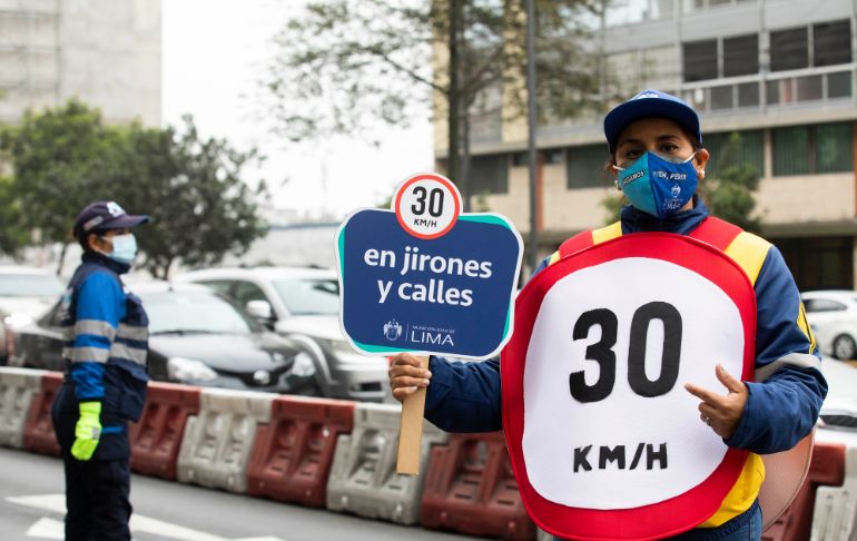 Lima: conoce las multas a conductores por exceder los nuevos límites de velocidad