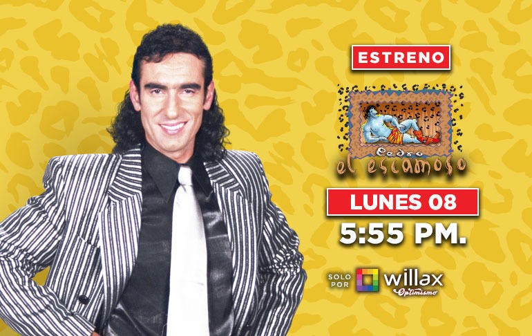 Portada: Pedro, el escamoso llega hoy, lunes 8 de agosto, a las pantallas de Willax Televisión