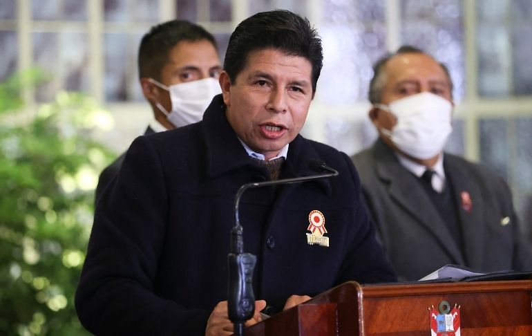 Pedro Castillo informa que mañana juramentará nuevo Gabinete Ministerial