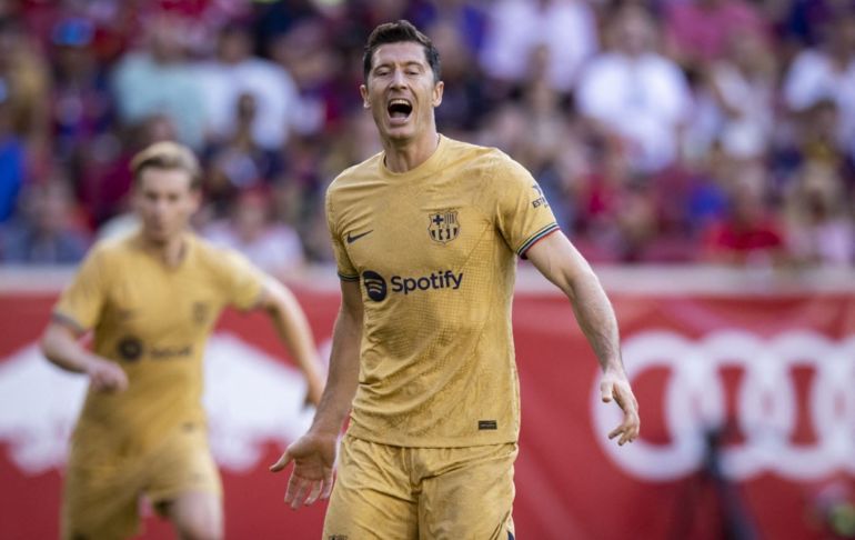 Portada: Barcelona: Robert Lewandowski marcó su primer gol en LaLiga [VIDEO]