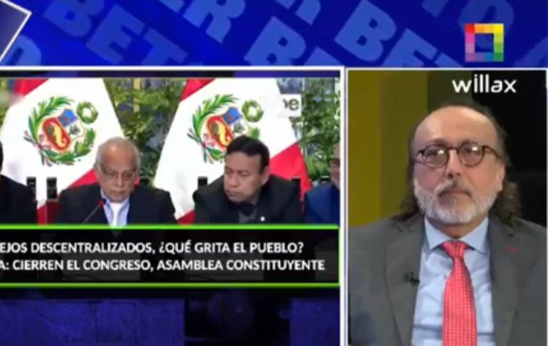 Umberto Jara: Es una obligación ciudadana proteger a la fiscal de la Nación [VIDEO]