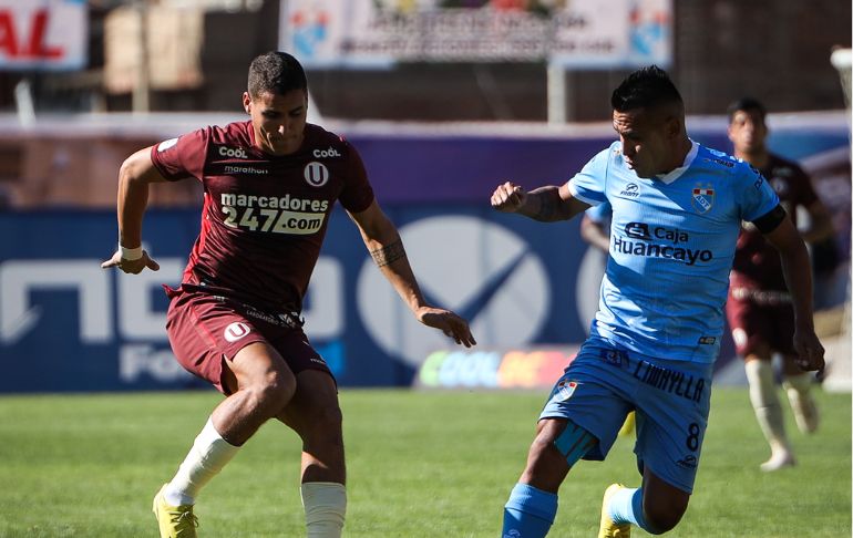 Portada: Torneo Clausura: Universitario empató 1-1 con ADT de Tarma y se aleja de los torneos internacionales