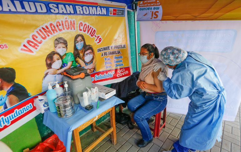 COVID-19: más de 29 millones 680 mil peruanos ya fueron vacunados