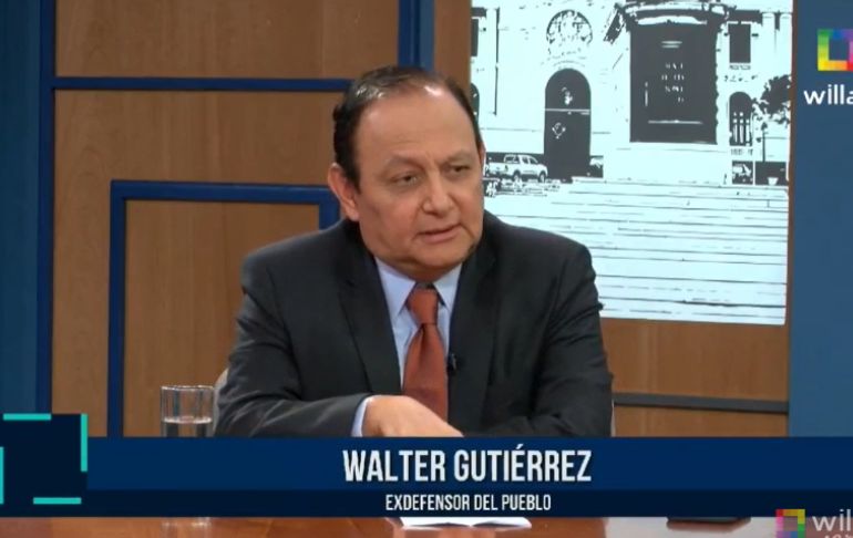 Walter Gutiérrez: "Harvey Colchado no tendrá un proceso justo porque lo denuncia el presidente de la República" [VIDEO]