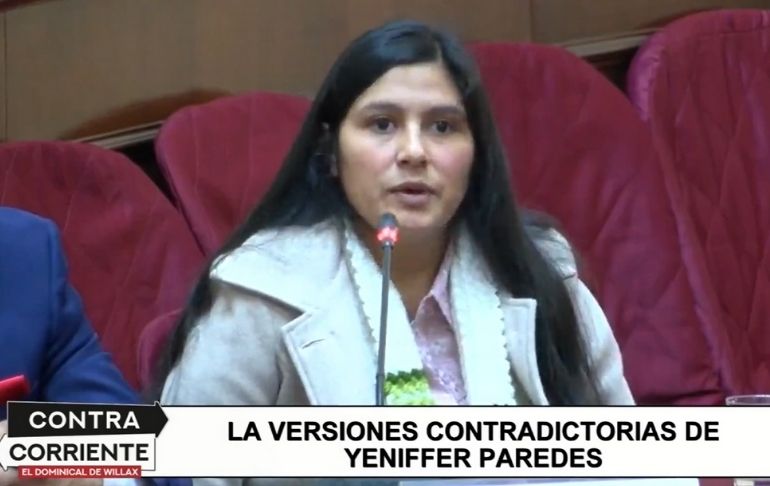 Portada: Yenifer Paredes declara a Fiscalía que recibió pago en efectivo de Hugo Espino en Palacio por trabajar en su empresa [VIDEO]