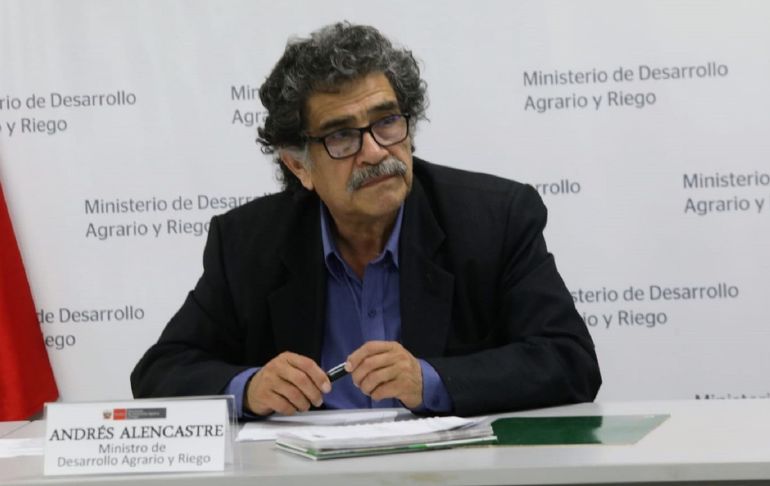 Portada: Andrés Alencastre sobre fracaso en la compra de urea: "Era una muerte anunciada"
