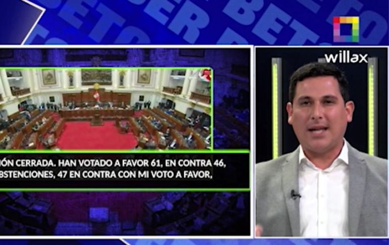 César Combina: "Si perdemos el lunes la Presidencia del Parlamento, lo hemos perdido todo" [VIDEO]