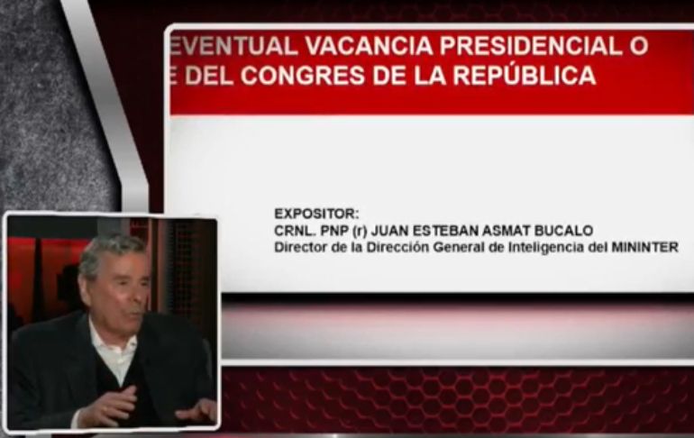 Portada: Fernando Rospigliosi: "Van a intentar, de todas maneras, cerrar el Congreso" [VIDEO]