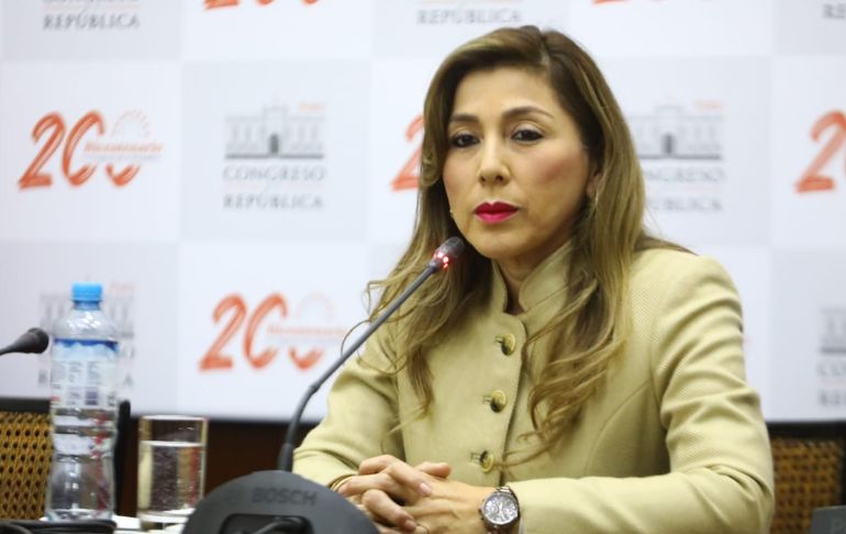 Lady Camones negó haber cometido alguna infracción de neutralidad tras audios con César Acuña