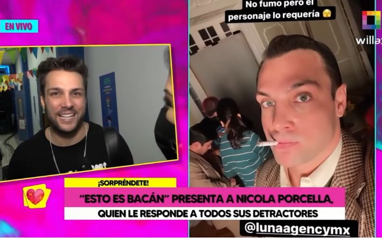 Nicola Porcella responde a críticas: "Yo no he dicho que soy el William Levy peruano" [VIDEO]