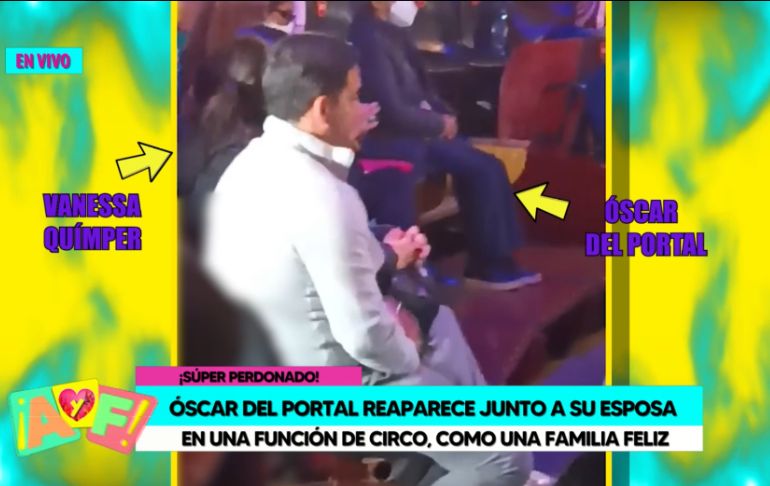 Óscar del Portal y su esposa, Vanessa Químper, reaparecen juntos [VIDEO]