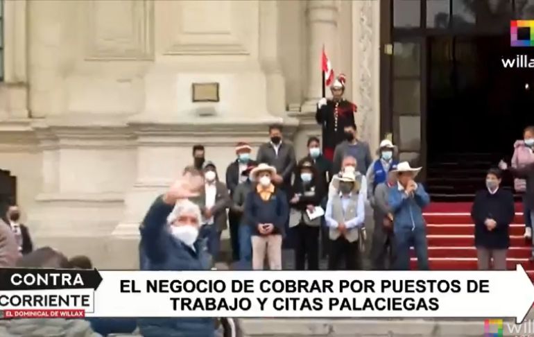 Pedro Castillo: denuncian que pseudos luchadores sociales cobran por entradas a Palacio y ministerios [VIDEO]