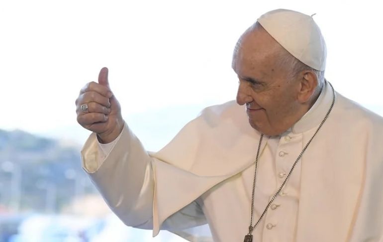 Papa Francisco afirma que "el mundo está sediento de paz"