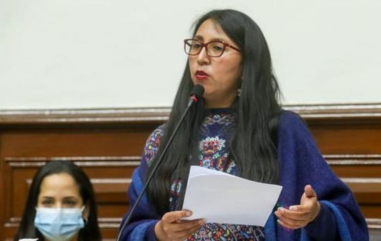Ruth Luque sobre Geiner Alvarado: "Yo sí voy a votar por la censura"