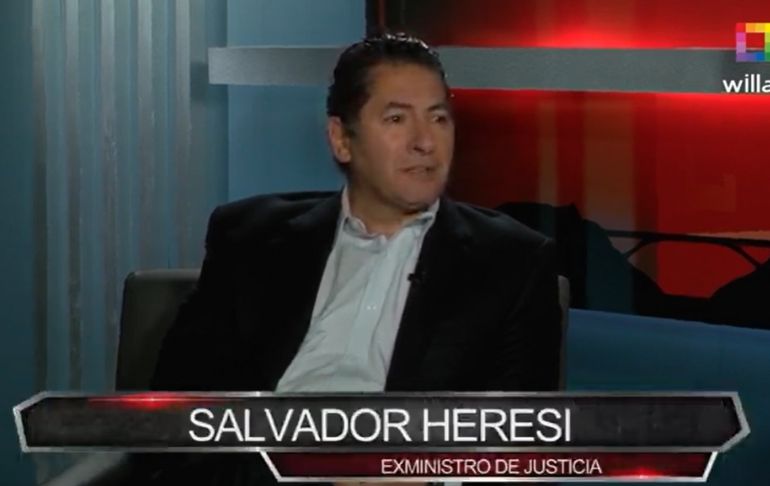 Portada: Salvador Heresi: "Estamos viendo una catarata de hechos delictivos con pruebas de encubrimiento" [VIDEO]