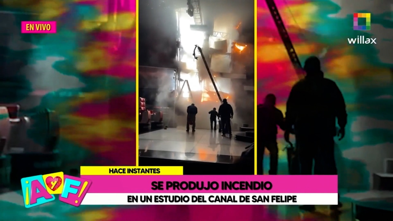 Portada: Incendio en instalaciones de Latina Televisión fue controlado