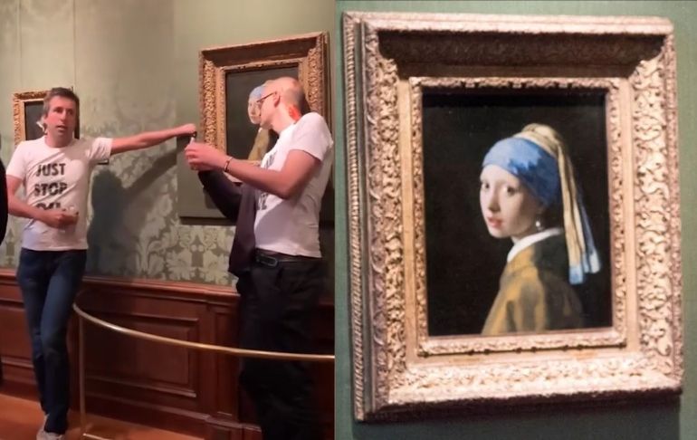 Portada: Activistas climáticos que atacaron "La joven de la perla" de Vermeer fueron sentenciados a prisión