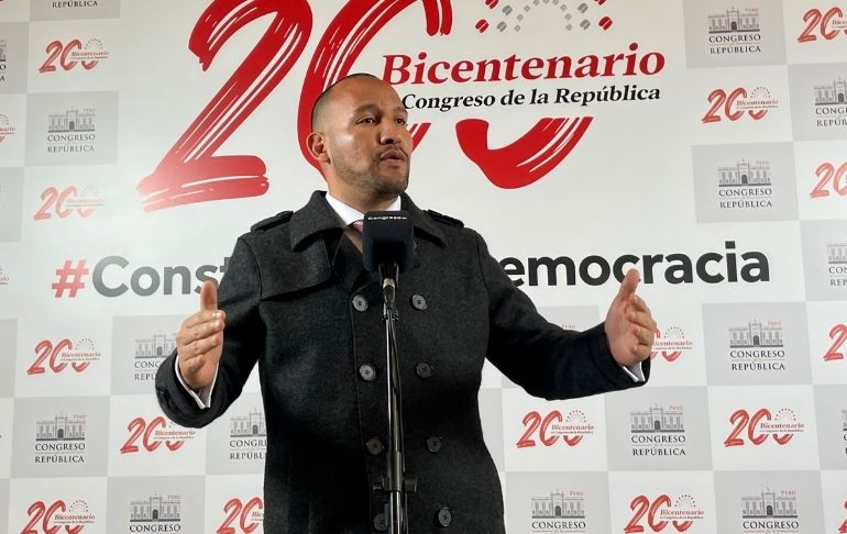 Alejandro Muñante tras suspensión del pleno del Congreso: “No es responsabilidad de la Mesa Directiva”