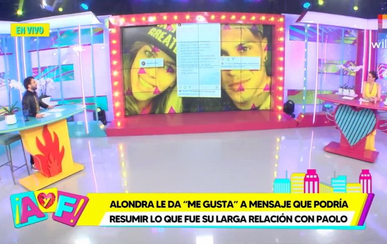 Alondra García Miró le da ‘like’ a publicación que podría resumir lo que fue su relación con Paolo Guerrero