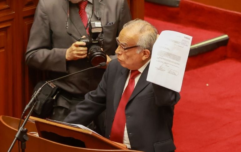 Portada: ¿Qué dice la ley que Aníbal Torres busca derogar al plantear cuestión de confianza ante el Congreso?