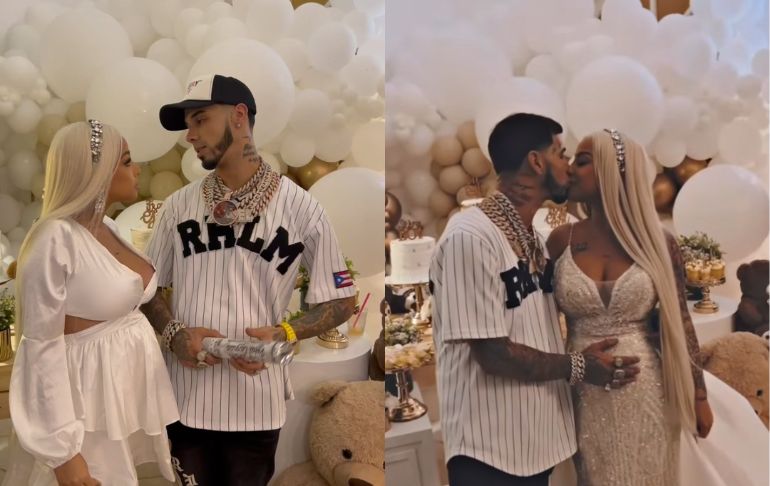 Anuel AA y Yailin confirman que se convertirán en padres y revelan el sexo de su bebé [VIDEO]