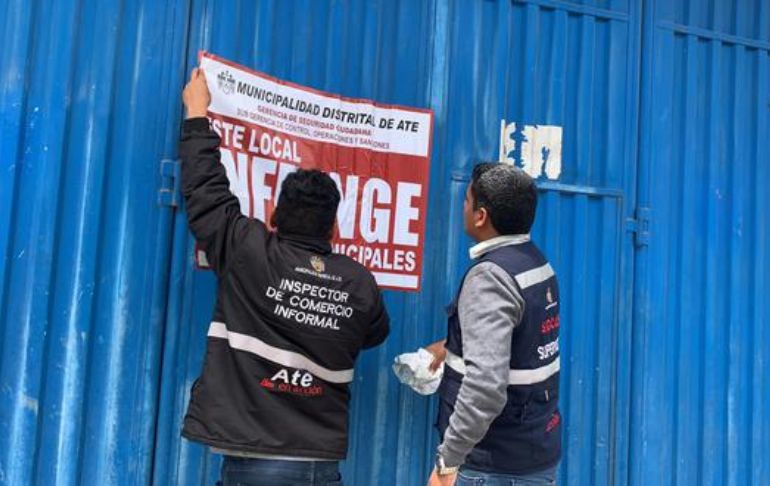 Ate: colegio de Huaycán es clausurado tras la caída de escolar de 11 años