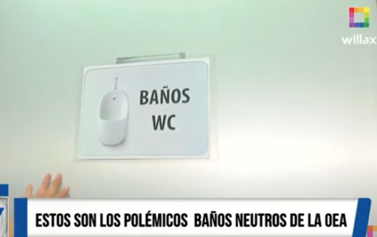 Estos son los polémicos baños neutros de la OEA [VIDEO]