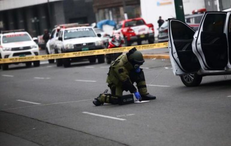 Surquillo: balacera deja un delincuente muerto y un policía herido