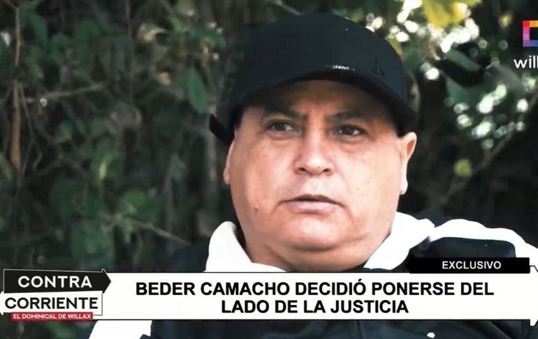 Beder Camacho confiesa que ayudó a fugar a Bruno Pacheco llevándolo a Huaral [VIDEO]