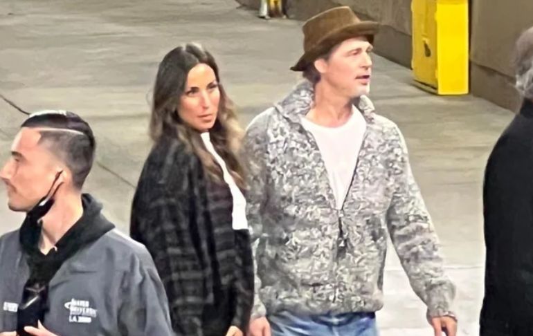 Portada: Estas son las primeras fotos de Brad Pitt con Inés de Ramón, su nueva novia