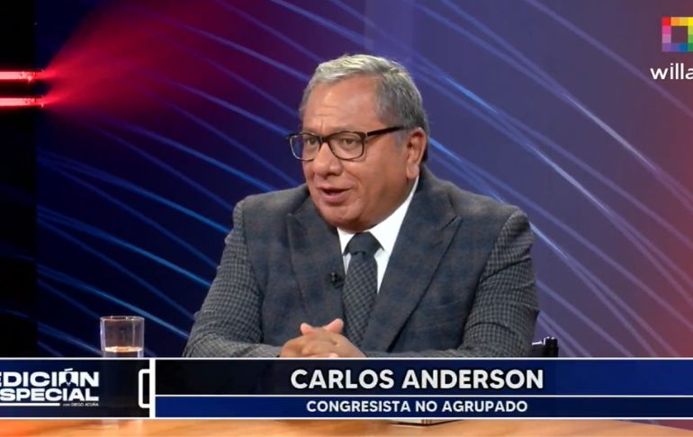 Portada: Carlos Anderson: "Yo voy a firmar esa vacancia, por supuesto que sí" [VIDEO]