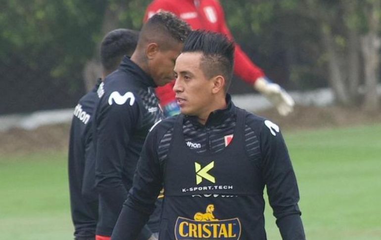 Portada: Selección peruana: Christian Cueva entrenó hoy en la Videna de cara a los amistosos