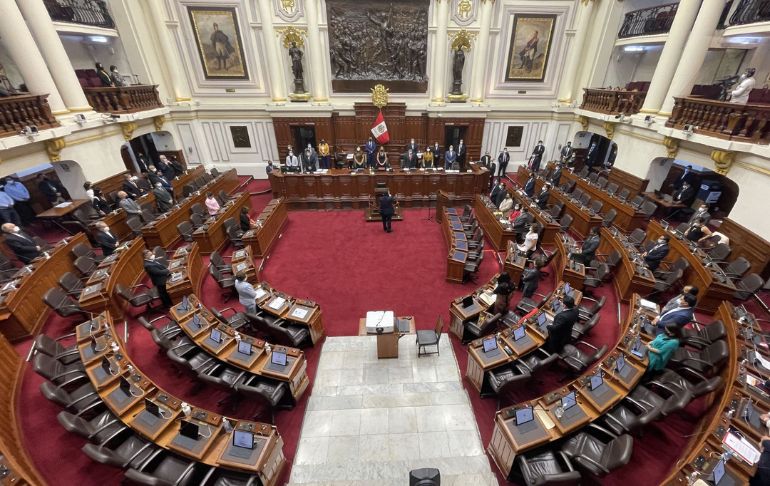 Congreso: semana de representación parlamentaria inicia este lunes 24