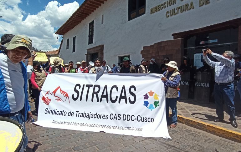 Cusco: trabajadores de Cultura anuncian huelga indefinida entre el 22 y 23 de noviembre