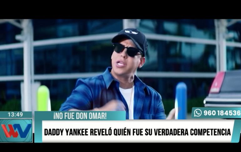 Daddy Yankee: "Mi verdadera competencia nunca fue Don Omar, sino Wisin y Yandel"