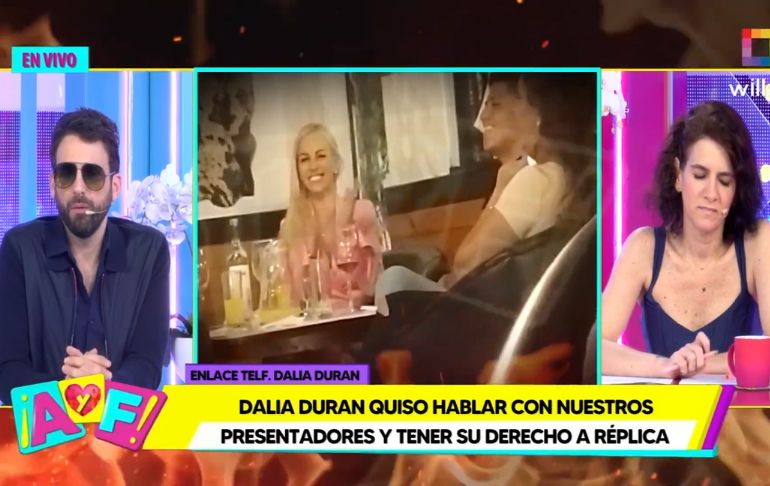 Dalia Durán tras reunirse con John Kelvin: "Fue un exceso de mi parte esa cena" [VIDEO]