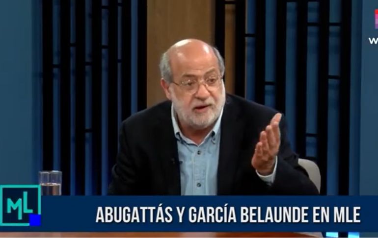 Daniel Abugattás: "Fue un fracaso total mi participación en la política" [VIDEO]