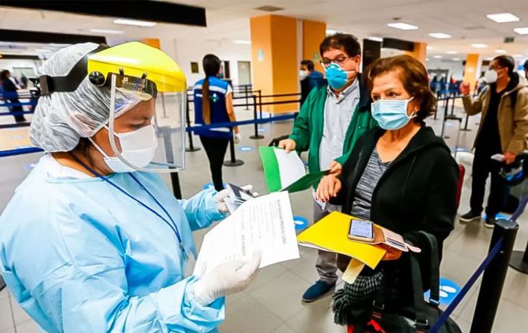 COVID-19: viajeros que ingresen y salgan de Perú ya no tendrán que llenar declaración jurada de salud