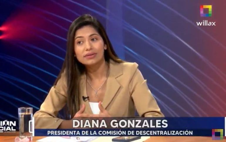 Portada: Diana Gonzales: "'Los Niños' de la Subcomisión no pueden ser juez y parte" [VIDEO]