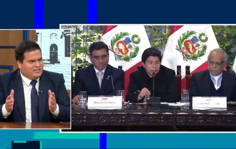 Diego Bazán sobre nulidad de traición a la patria: "Nos queda acatar la sentencia del TC" [VIDEO]
