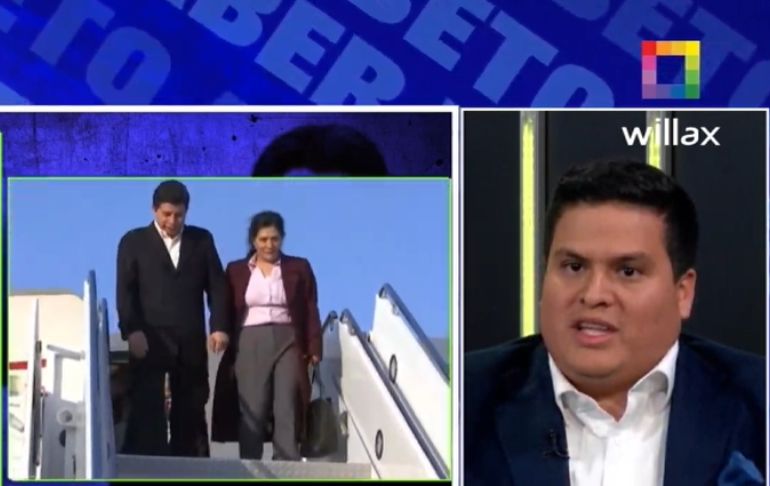 Diego Bazán: "Existe una gran informalidad alrededor de todos los vuelos presidenciales" [VIDEO]