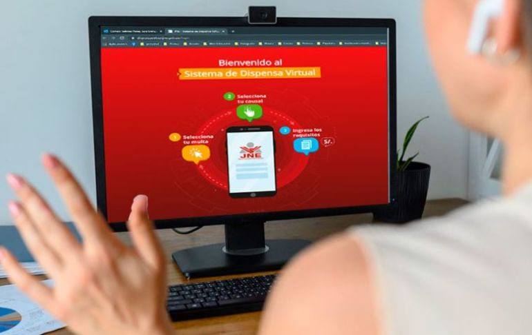 ¡Atención! Conozca cómo puedes tramitar tu justificación y dispensa en el JNE de manera virtual