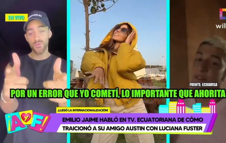 Emilio Jaime conto cómo traicionó a Austin Palao: "Me distancié de él por un error"