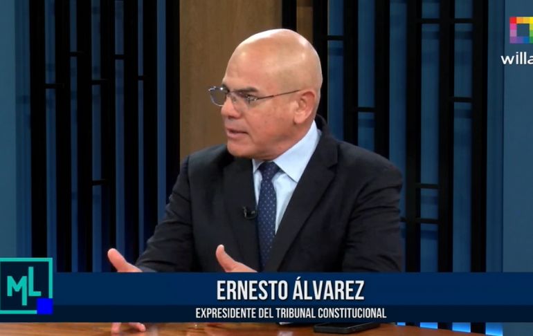 Portada: Ernesto Álvarez: "La denuncia constitucional contra Pedro Castillo es absolutamente legal" [VIDEO]