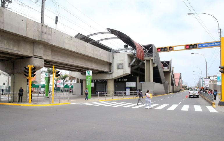 Metro de Lima: estación La Cultura permanecerá cerrada hasta el 7 de octubre